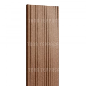 Заборная доска Sequoia Evolution 3D Brown 140x10 оборот